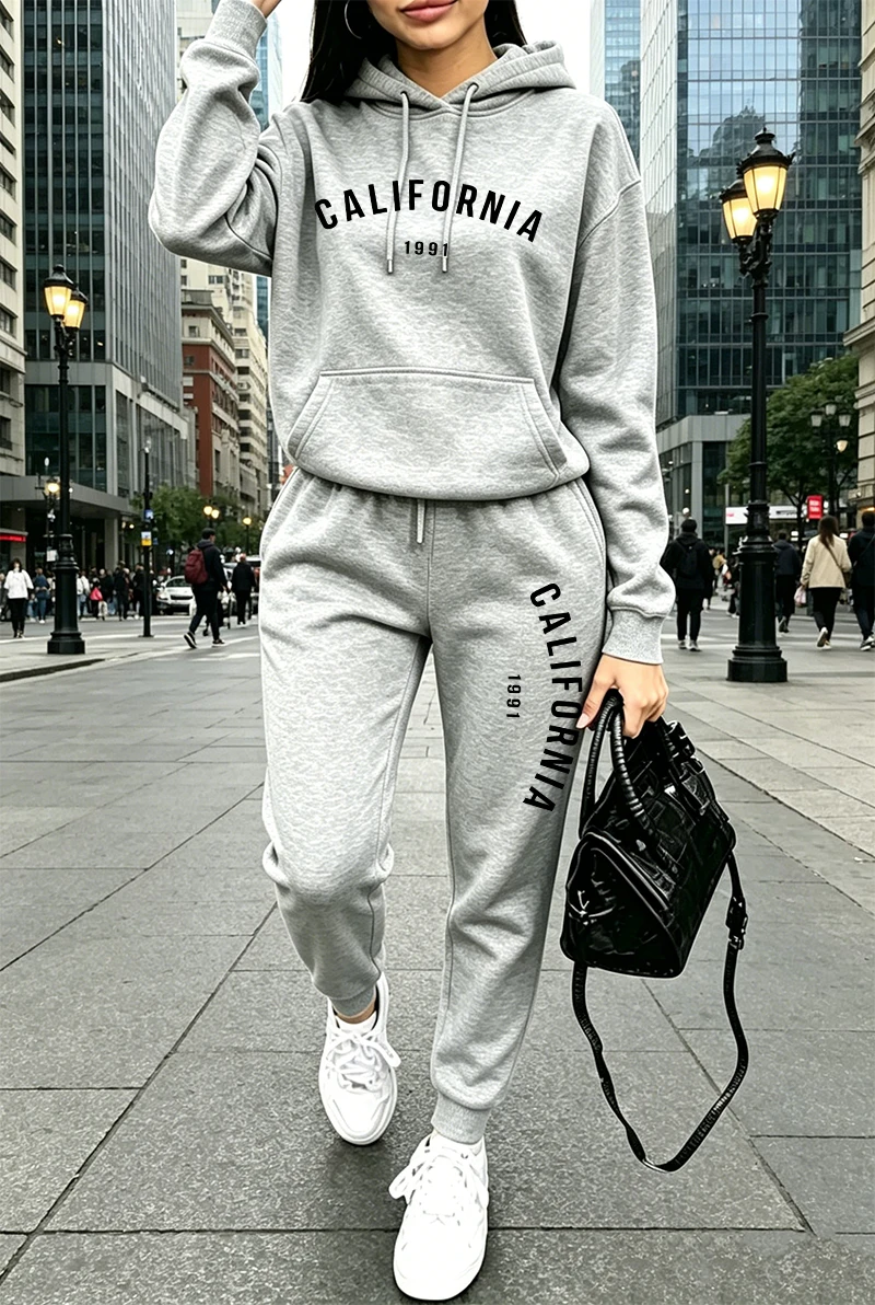 Winter Clothing Hoodie - Hete Aanbiedingen Dames Trainingspak Geprinte Casual