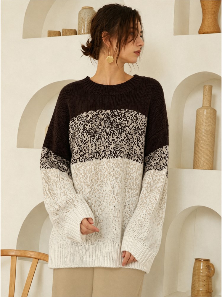 Winter Clothing Plus Size - Dames grote maten casual gebreide wintertrui