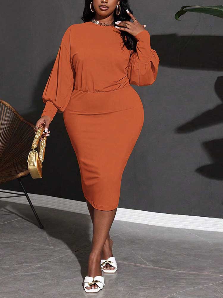 Winter Clothing Plus Size - Herfst En Winter Jurken Plus Size