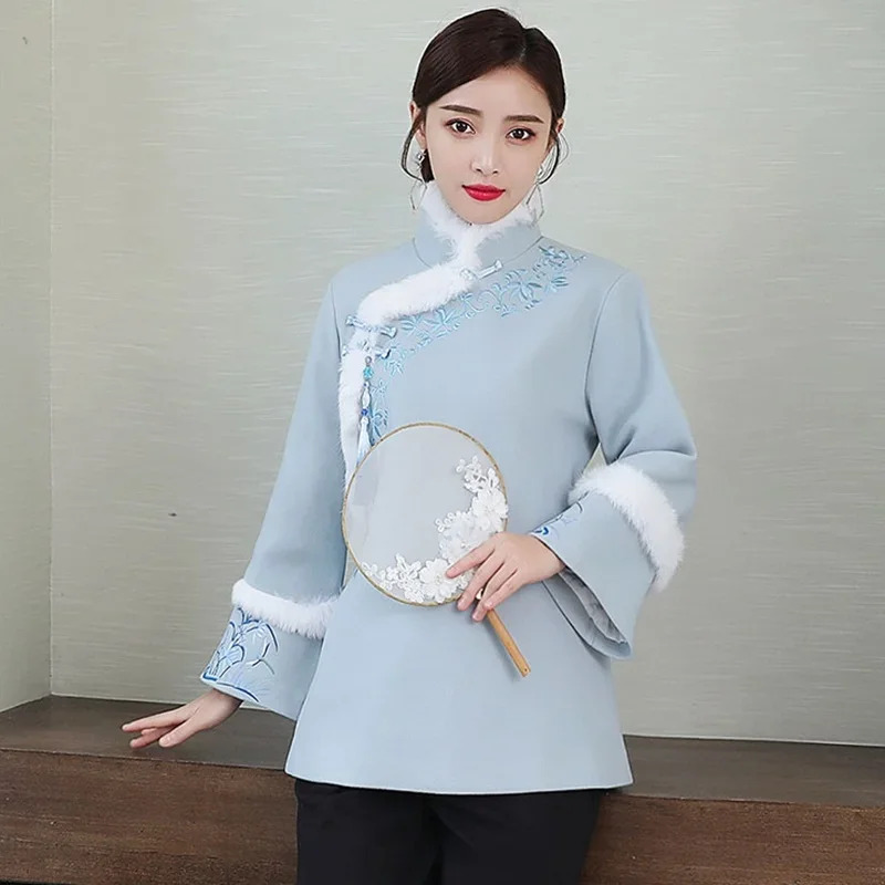 Winter Clothing Youtube - 2026 Cheongsam Tops Nieuwe Jaar Kleding