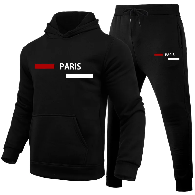 Winter Clothing Hoodie - Heren trainingspak, modieus, casual, met capuchon,