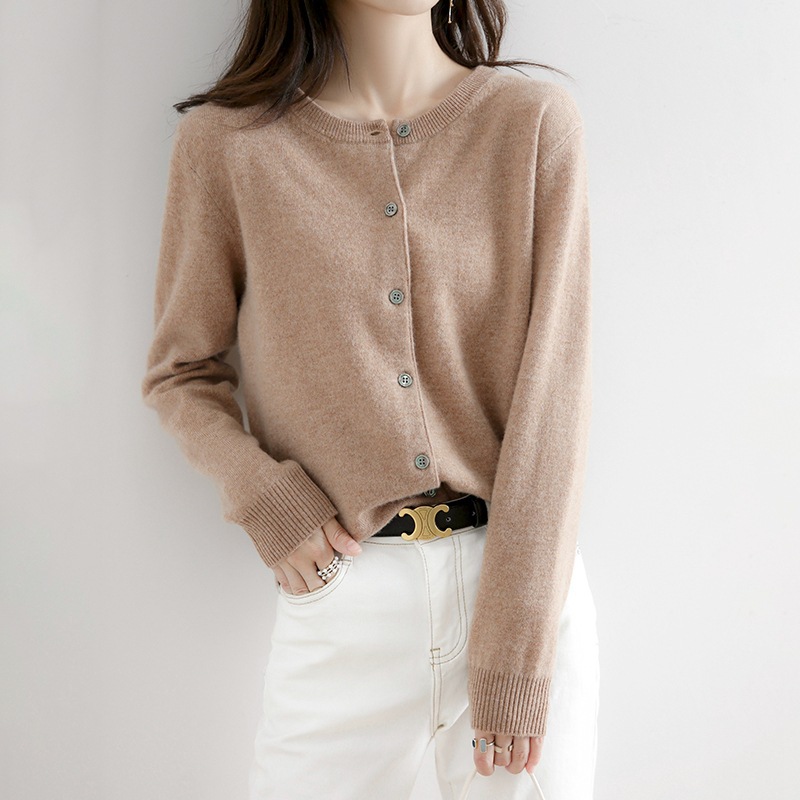 Winter Clothing Colors 2026 - 2026 Nieuwe gebreide trui met knopen,