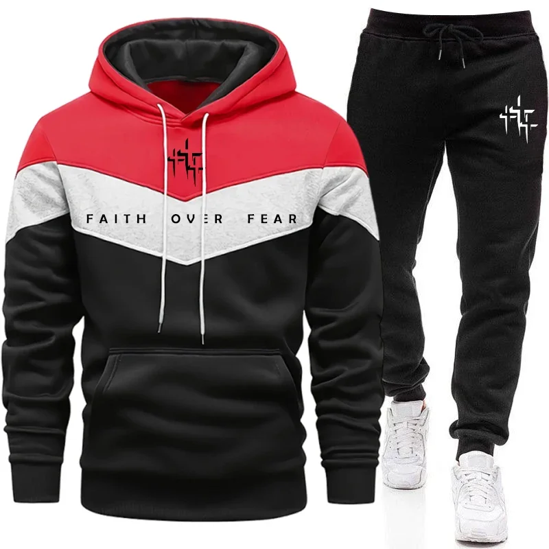 Faith Over Fear trainingspak v - Winter Clothing For Men recensie en prijs