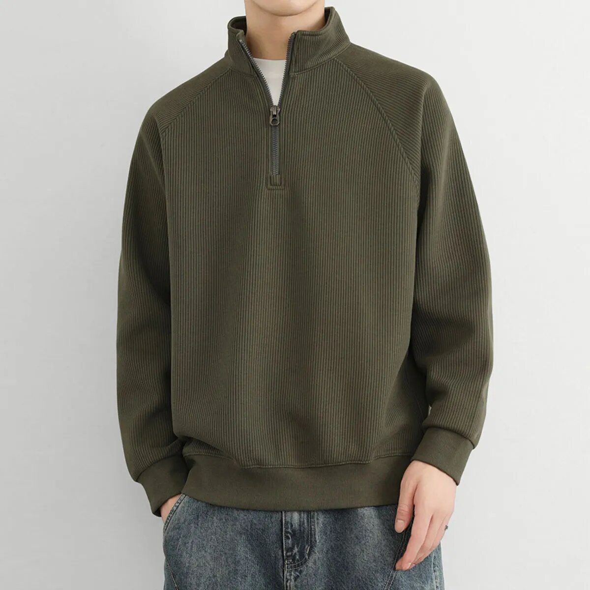 2026 Nieuwe Groene Heren-Sweat - Winter Clothing Colors 2026 recensie en prijs
