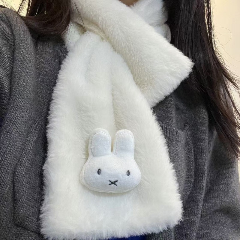 Witte Miffy-sjaal |   Veelzijd - Winter Clothing Items recensie en prijs