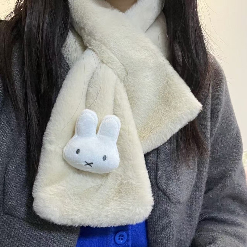 Witte Miffy-sjaal |   Veelzijd - Winter Clothing Items recensie en prijs