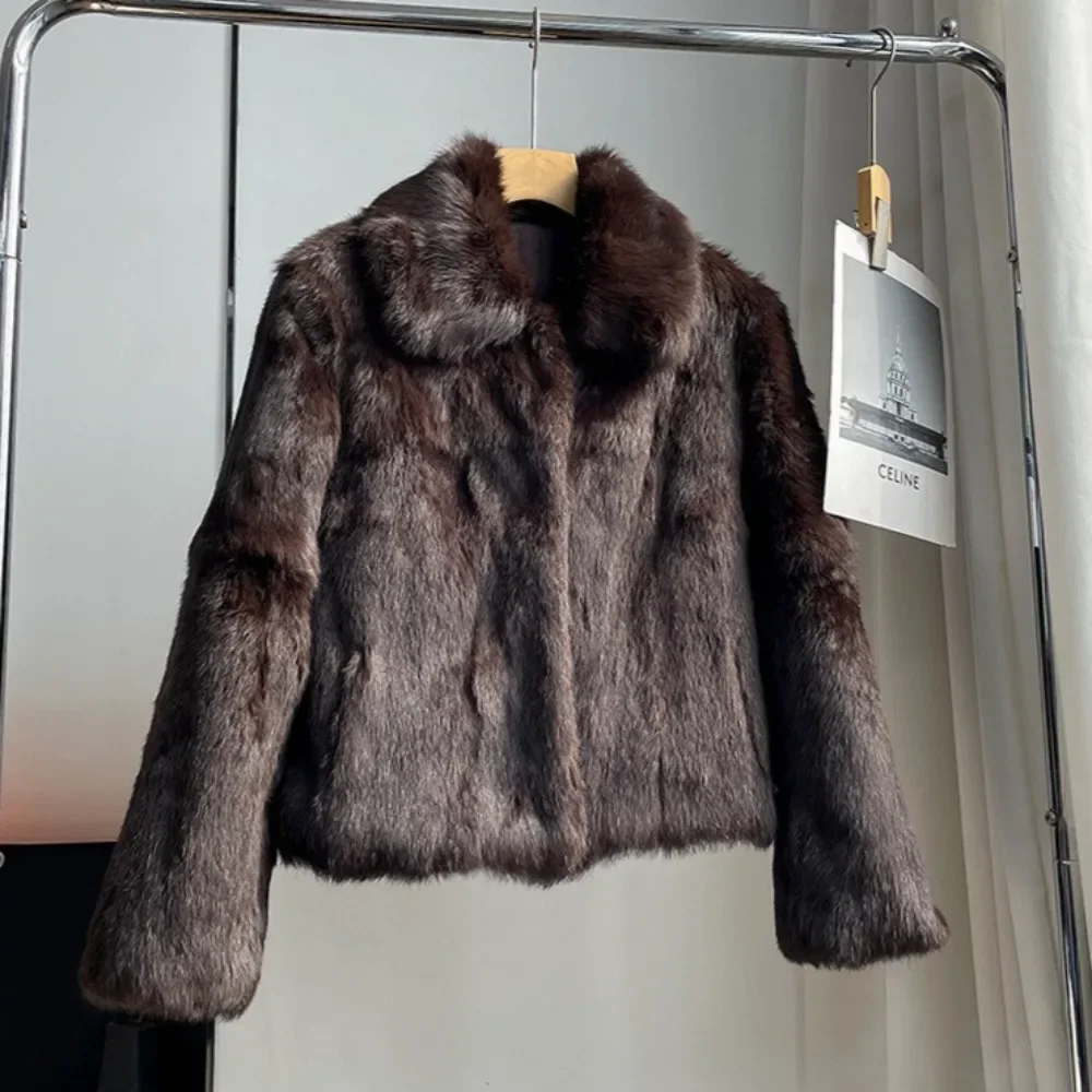 Natuurlijke konijnenbontjas da - Winter Clothing Store recensie en prijs