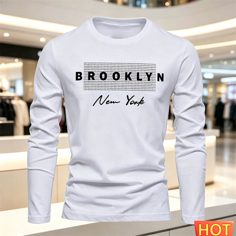 Katoen Comfort Heren Casual T- - Winter Clothing For Men recensie en prijs