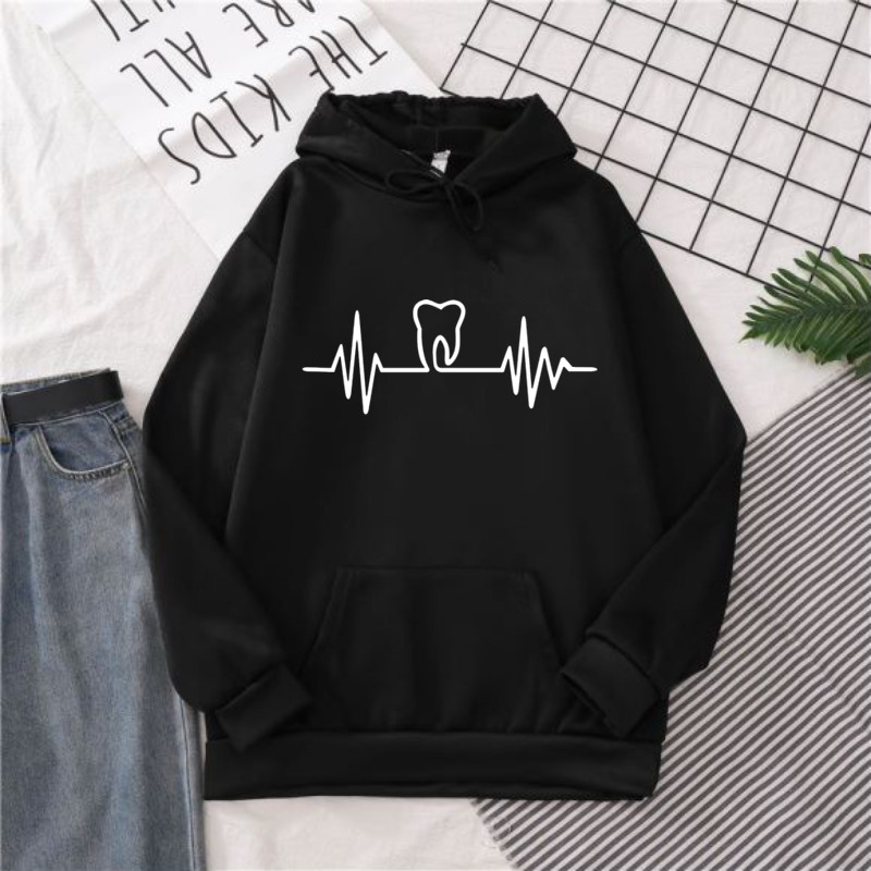 Heatbeat Hoodie Graphic Tooth  - Winter Clothing Drawing recensie en prijs