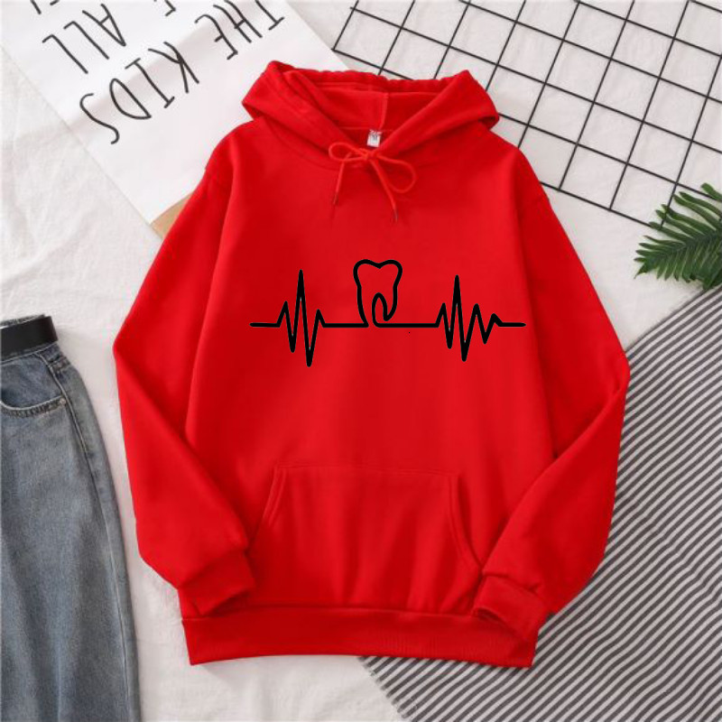 Heatbeat Hoodie Graphic Tooth  - Winter Clothing Drawing recensie en prijs