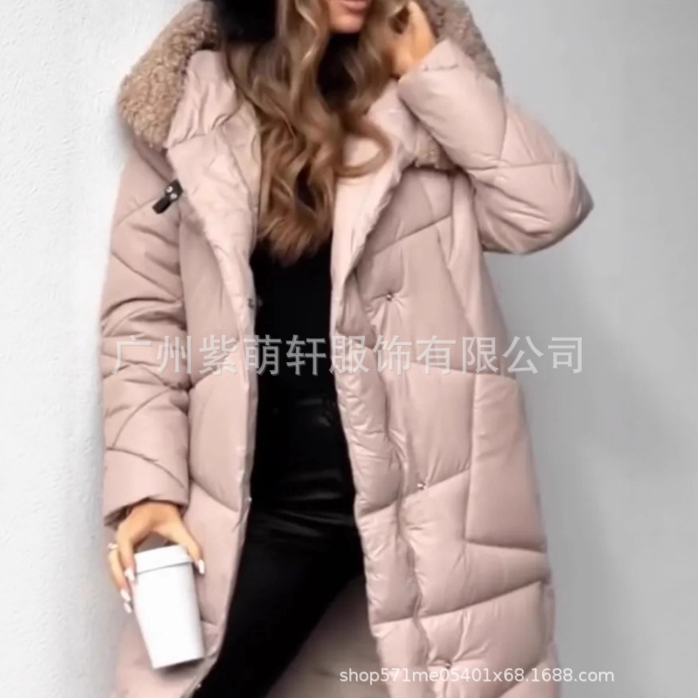 2026 Nieuwe damesjas van midde - Winter Clothing Colors 2026 recensie en prijs