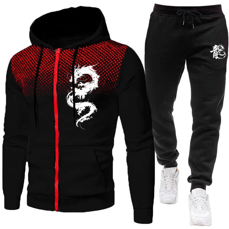 Heren Paris Dragon Pattern Fas - Winter Clothing Hoodie recensie en prijs