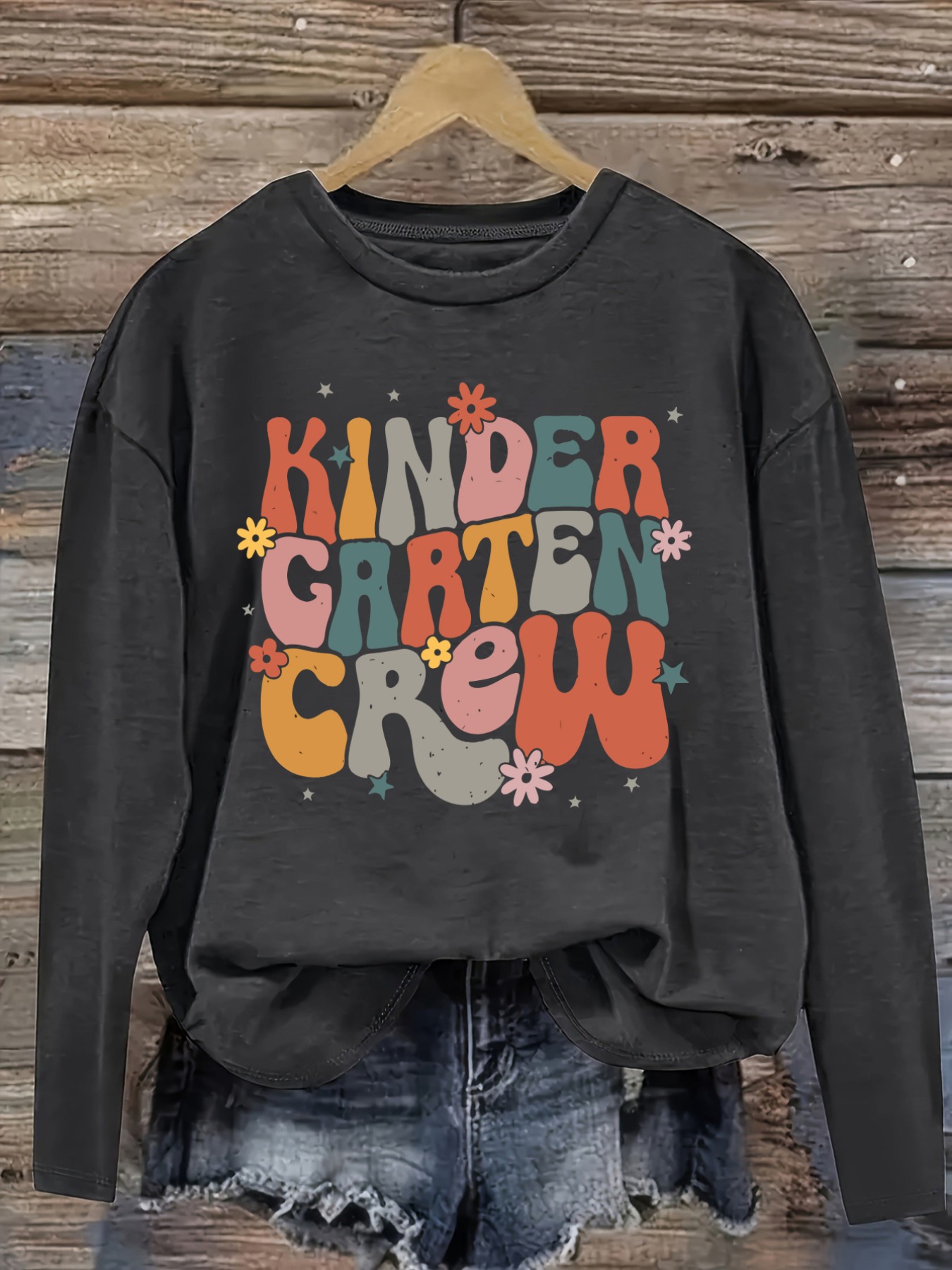 Dames Casual T-shirt met lange - Winter Clothing Kindergarten recensie en prijs