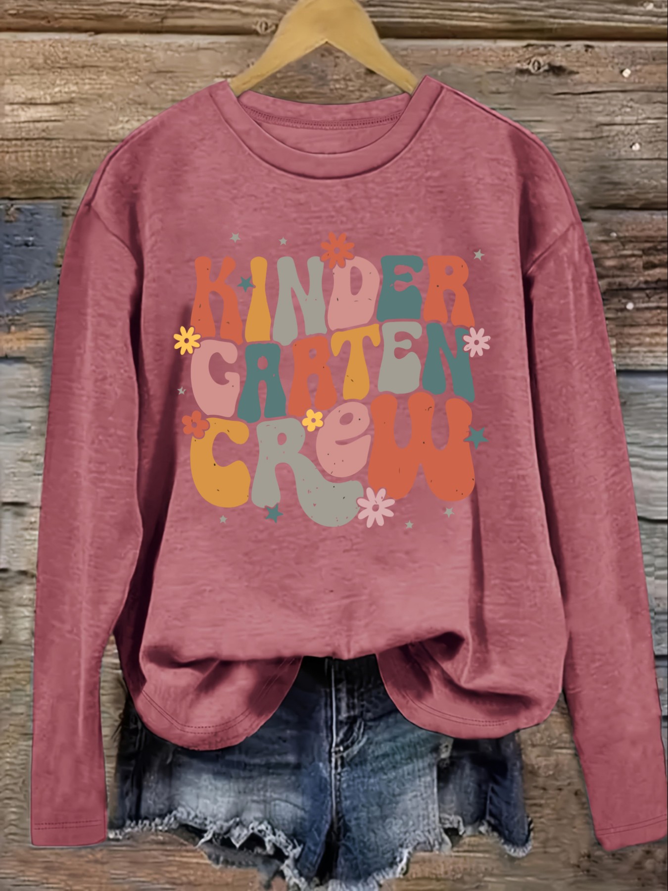 Dames Casual T-shirt met lange - Winter Clothing Kindergarten recensie en prijs