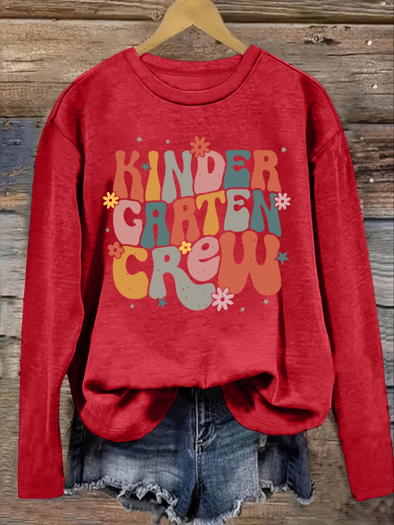 Dames Casual T-shirt met lange - Winter Clothing Kindergarten recensie en prijs