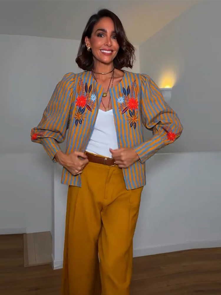 2026 Vroege herfst gestreept b - Winter Clothing For Woman recensie en prijs